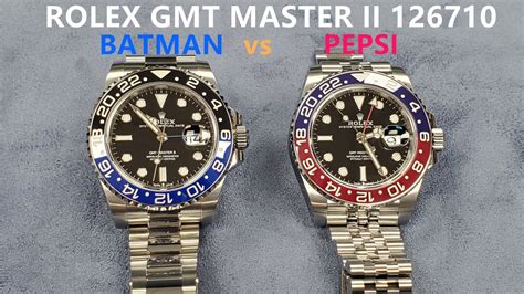 pepsi vs batgirl rolex|rolex 126710 vs 116710.